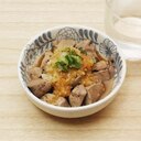 サッパリ美味！「酒茹で鶏レバーのおろしポン酢掛け」